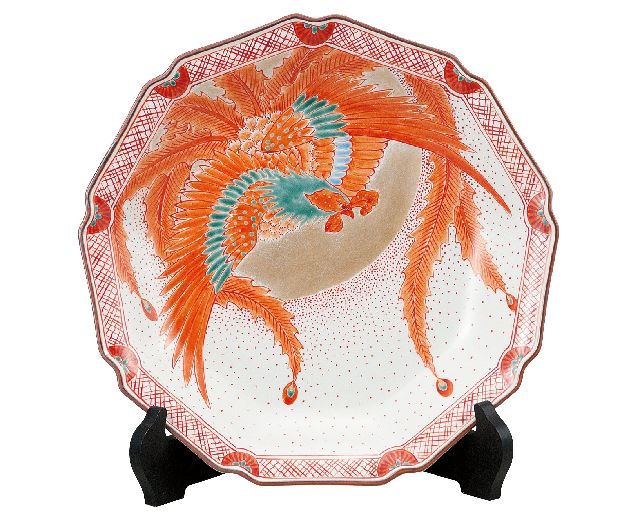 九谷焼 飾り皿 住田芦湖 蘆湖 金彩 鳳凰 【国内正規販売店】 icqn.de