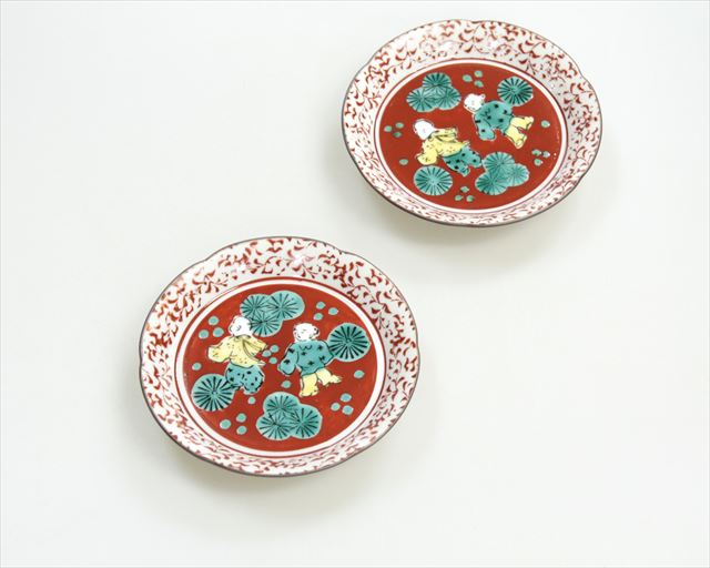 
九谷焼ギフト ご贈答品 御祝い 九谷焼豆皿 木米 
